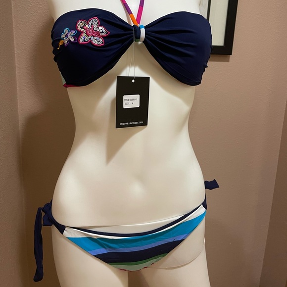 🆕 Beach Joy Reversible bikini 2pc set sizes S~L - Picture 1 of 7